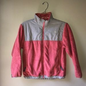 Girls The North Face fleece jacket